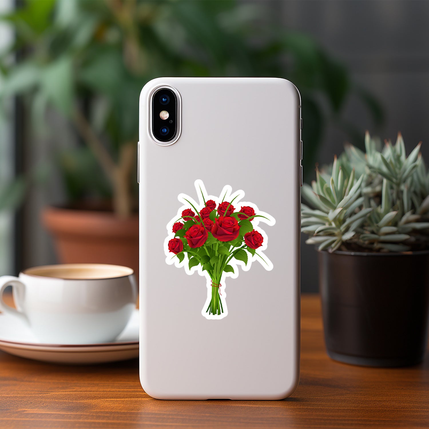 Wholesale 50 pieces of plant and flower graffiti stickers decorative waterproof stickers